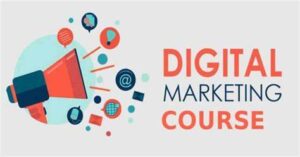 An image of digital marketing course with medias.